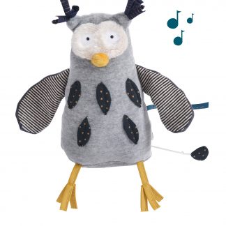 Moulin Roty 'Les Moustaches' Musical Owl-12874