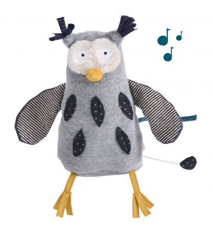 Moulin Roty 'Les Moustaches' Musical Owl-12874