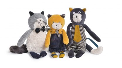 Moulin Roty 'Les Moustaches' Lulu Yellow Cat-0
