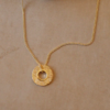 Tutti & Co Mineral Necklace in Gold NE476G - Image 2