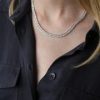 Tutti & Co Atlantic Necklace Silver NE475S-0