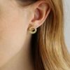 Tutti & Co Mineral Earrings in Gold EA295G-0