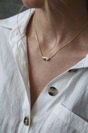 Tutti & Co Connect Necklace in Gold NE482G-0