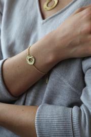 Tutti & Co Mineral Bracelet in Gold BR476G-0