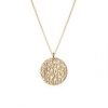 Tutti & Co Leopard Necklace Gold NE485G-0