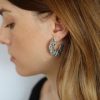Tutti & Co Leopard Earrings Silver EA299S-0
