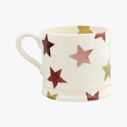 Emma Bridgewater Pink and Gold Stars Small Mug-13616