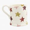 Emma Bridgewater Pink and Gold Star 1/2 Pint Mug-13614