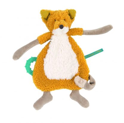 Moulin Roty Chaussette the Fox Comforter with Soother Holder Le voyage d'Olga" 714017-0