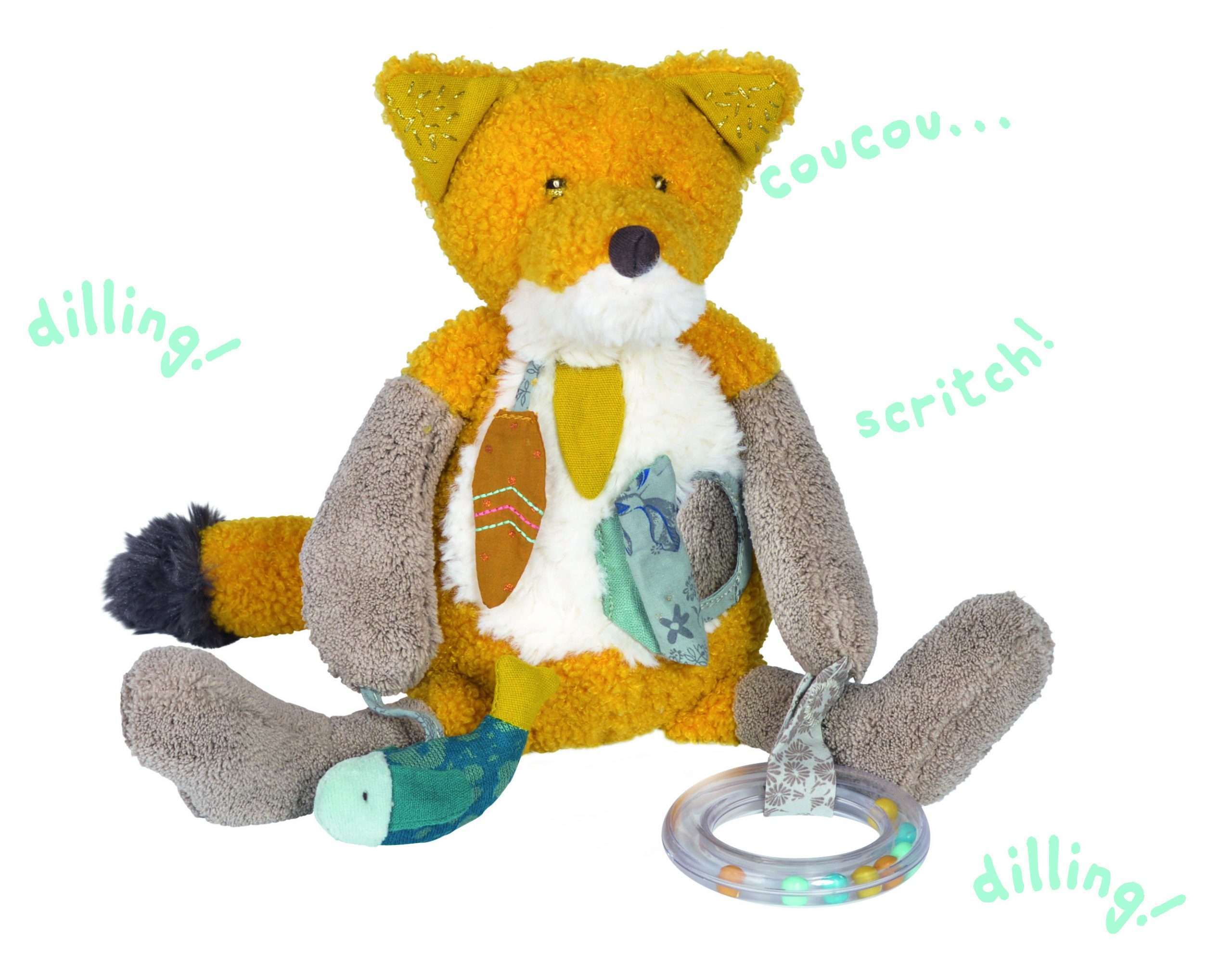 Moulin Roty Chausette the Fox Activity Toy Le voyage d'Olga 714075 -0