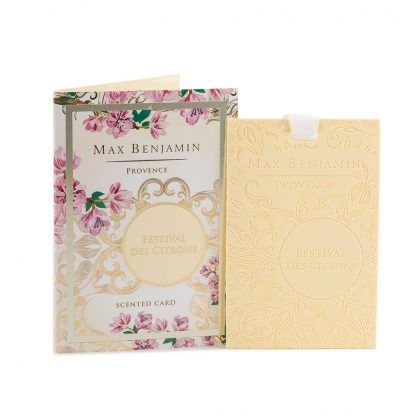 Max Benjamin "Festival Des Citrons" Luxury Scented Gift Card-0