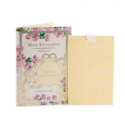 Max Benjamin "Festival Des Citrons" Luxury Scented Gift Card