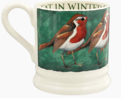 Emma Bridgewater Robin on the Green 1/2 Pint Mug-0