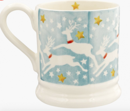 Emma Bridgewater Reindeer in the Sky 1/2 Pint Mug-0