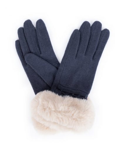 Powder Tamara Wool Gloves - Charcoal-13787