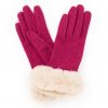 Powder Tamara Wool Gloves - Fuschia-13789