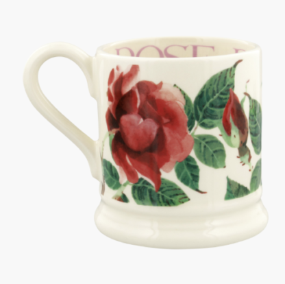 Emma Bridgewater Flowers Red Rose 1/2 Pint Mug - Image 3