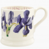 Emma Bridgewater Flowers Blue Iris 1/2 Pint Mug-13860