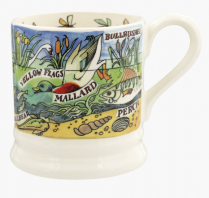 Emma Bridgewater River & Shore Fresh Water 1/2 Pint Mug-13877