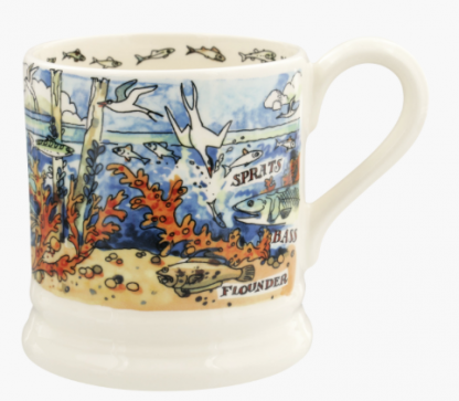 Emma Bridgewater River & Shore Salt Water 1/2 Pint Mug-13879