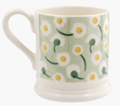 Emma Bridgewater Daisy Light Green 1/2 Pt Mug-0