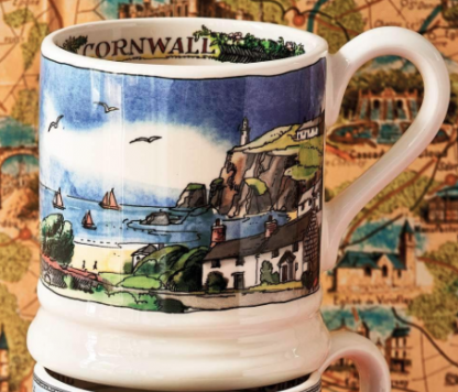Emma Bridgewater Landscapes Of Dreams Cornish Beaches 1/2 Pint Mug-0