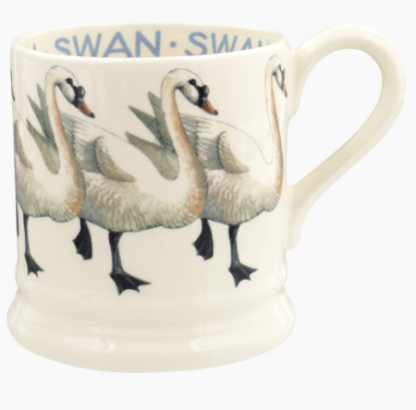 Emma Bridgewater Birds Swan 1/2 Pint Mug-13900