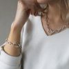 Tutti & Co Rise Necklace Silver NE491S-14051