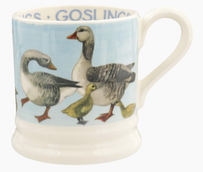 Emma Bridgewater Bright New Morning Goose & Goslings 1/2 Pint Mug-0