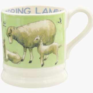 Emma Bridgewater Bright New Morning Spring Lambs 1/2 Pint Mug-0