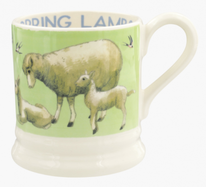 Emma Bridgewater Bright New Morning Spring Lambs 1/2 Pint Mug-0