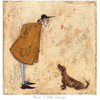 Sam Toft Limited Edition Print - Who's a Silly Sausage -0