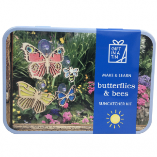 Gift in a tin - Butterflies & Bees Suncatcher Kit