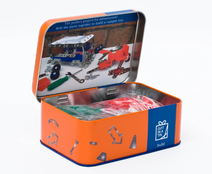 Gift in a tin  Camper Van Construction Kit - Image 2
