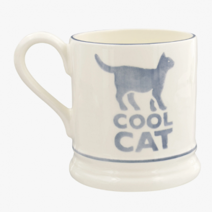Emma Bridgewater Bright Mugs Cool Cat 1/2 Pint Mug - Image 2
