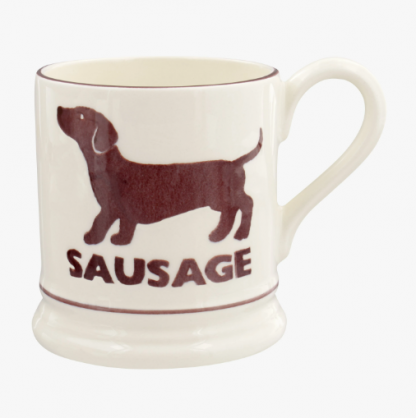 Emma Bridgewater Bright Mugs Sausage 1/2 Pint Mug