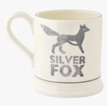 Emma Bridgewater Bright Mugs Silver Fox 1/2 Pint Mug - Image 2
