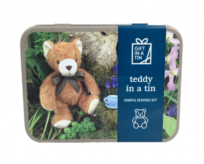Gift in a tin Teddy in a Tin