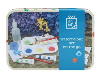 Gift in a tin - Watercolour Set on the Go