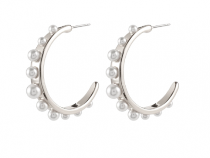 Pilgrim-Phoebe Silver Plated Hoop Earring - Image 2