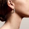 Pilgrim-Phoebe Silver Plated Hoop Earring