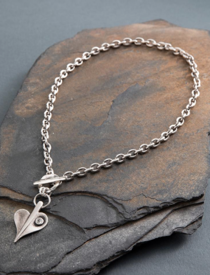 Danon Crystal of Love Chunky Necklace