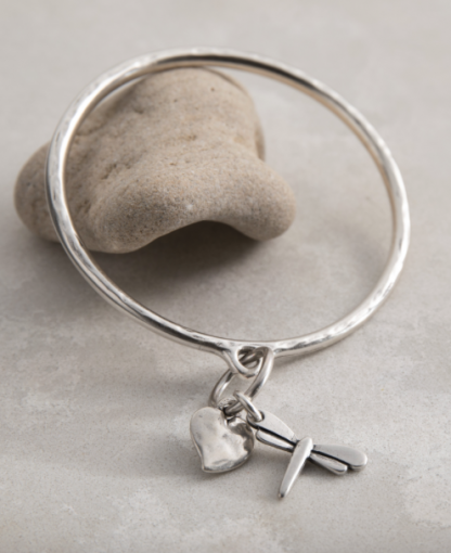 Danon Dragonfly & Mini Heart Bangle