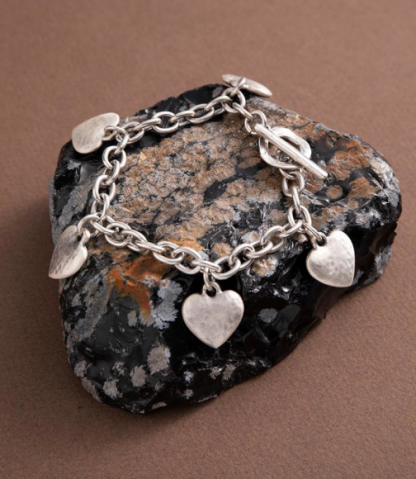 Danon Multi Heart Charm Bracelet