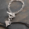 Danon Crystal Leaf of Love Delicate Bracelet