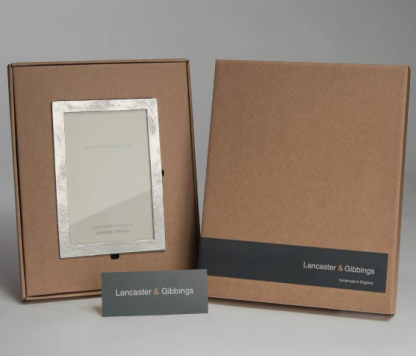 Lancaster & Gibbings Pewter Sandstone Frame 7"x 5" - Image 3