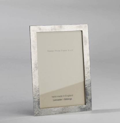 Lancaster & Gibbings Pewter Sandstone Frame 6"x 4"