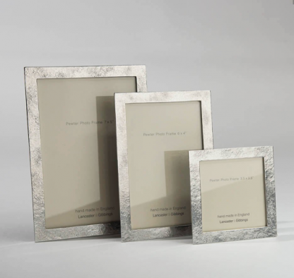 Lancaster & Gibbings Pewter Sandstone Frame 6"x 4" - Image 2