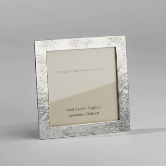 Lancaster & Gibbings Pewter Sandstone Frame 3.5"x 3.5"