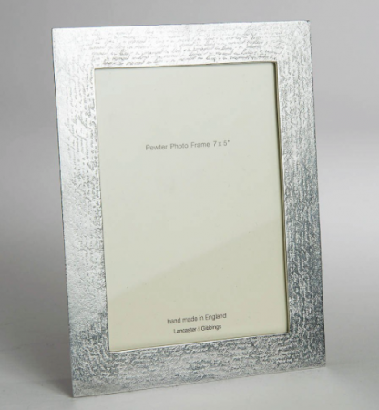 Lancaster & Gibbings Pewter Handwriting Frame 7"x 5"
